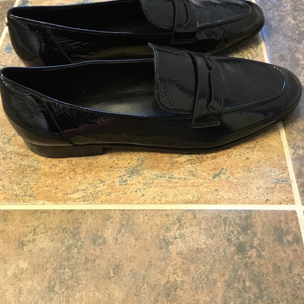 Black Patent Leather Loafers